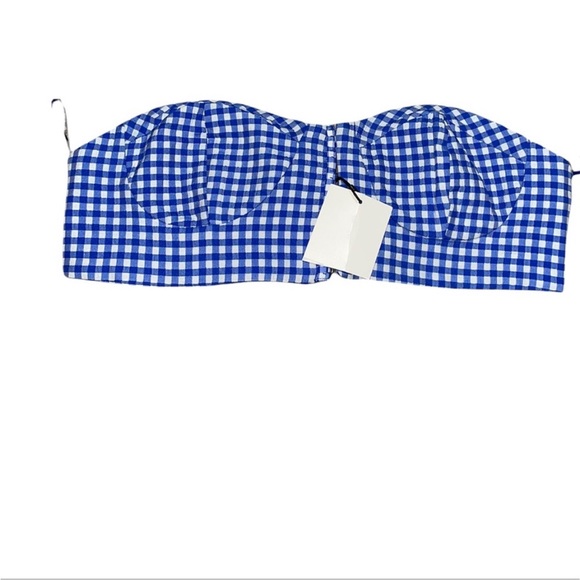 NWT ZARA GINGHAM BLUE WHITE
CROP TOP and pants set SUMMER XL - Picture 5 of 14